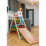 Triunghiul modificabil Pikler Wooden Magic cu rampa reversibila - М Triunghiul modificabil Pikler Wooden Magic cu rampa reversibila - М