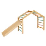 Triunghiul modificabil Pikler Wooden Magic cu rampa reversibila - М Triunghiul modificabil Pikler Wooden Magic cu rampa reversibila - М