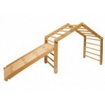Triunghiul modificabil Pikler Wooden Magic cu rampa reversibila - М Triunghiul modificabil Pikler Wooden Magic cu rampa reversibila - М